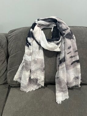 Blue Pacific Cashmere/Silk Large Scarf